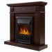 Electrolux Bianco Classic шпон темный дуб с очагом Majestic FX M Black