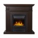 Electrolux Bianco Classic шпон темный дуб с очагом Majestic FX M Black