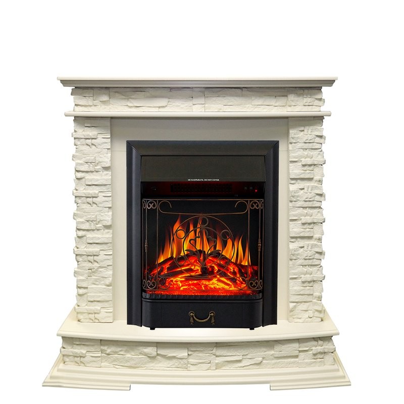 Каминокомплект Royal Flame Luzern - Слоновая кость с очагом Majestic FX Black