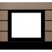 Каминокомплект Royal Flame Lindos - Beige Grey с очагом Vision 23 EF LED 3D FX