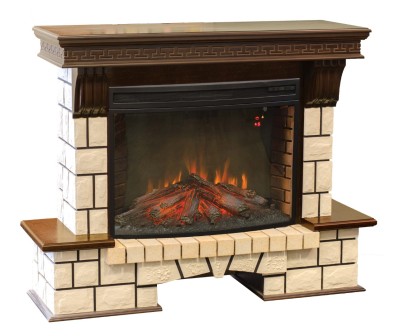 Камин электрический RealFlame Stone New 33 AO с FireSpace 33 S IR