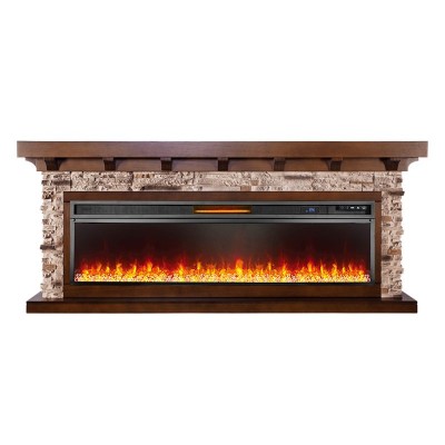 Каминокомплект Royal Flame Chalet 60 - Темный дуб с очагом Vision 60 LED