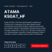 Kentatsu KSGAT70HFRN1/KSRAT70HFRN1 Atama кондиционер