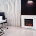 Каминокомплект Royal Flame Diamond - Бьянко белый с очагом Vision 23 LED FX