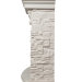 Electrolux Torre 25S камень белый, шпон беленый дуб с очагом 2520LS