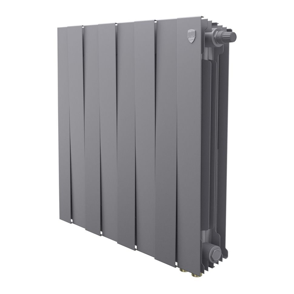 Royal Thermo PianoForte 500 VDR80 Silver Satin 8 секций радиатор