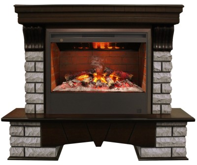 Камин электрический RealFlame Country Rock 26 AO с Helios 26 3D
