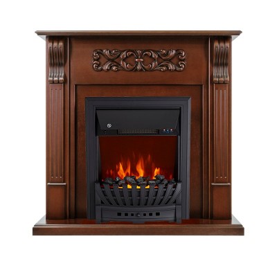 Каминокомплект Royal Flame Venice - Махагон коричневый антик с очагом Aspen Black