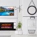 Каминокомплект Royal Flame Modern - Белый с черным (Глубина 300 мм) с очагом Vision 42 LOG LED