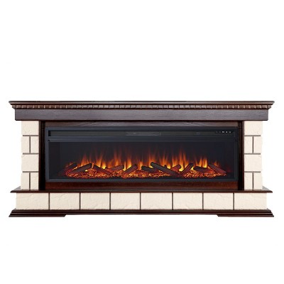 Каминокомплект Royal Flame Shateau 60 - Темный дуб с очагом Vision 60 LOG LED