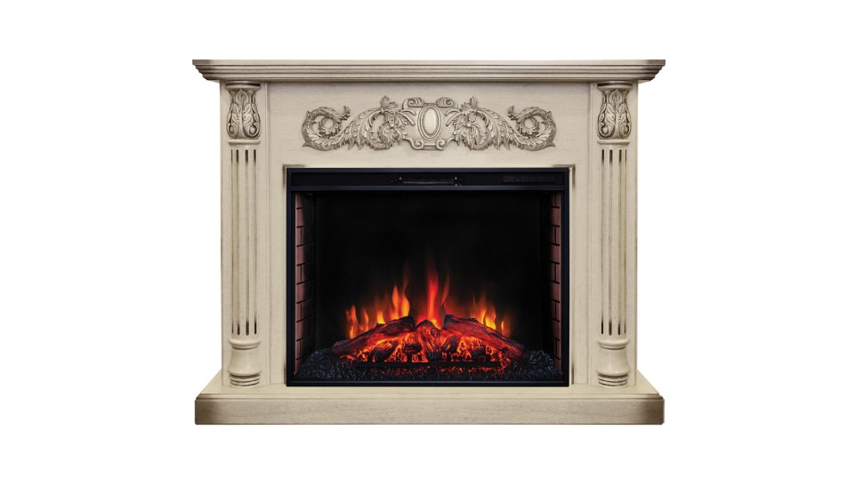 Камин электрический RealFlame Salford 33 WT с очагом Epsilon 33 S