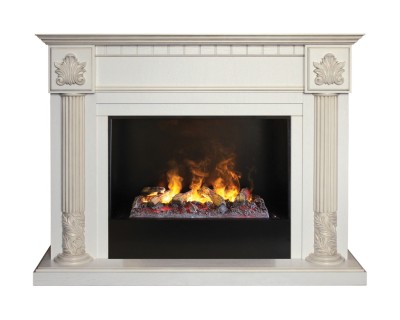 Камин электрический RealFlame Imperia  26 WT 3D Cassette 630 + Black вставка