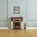 Портал Royal Flame Dublin - Темный дуб / Сланец белый