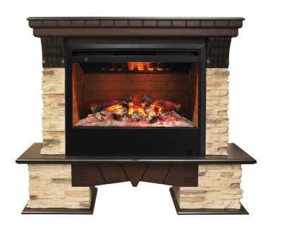 Камин электрический RealFlame Rockland 26 AO с Helios 26 3D