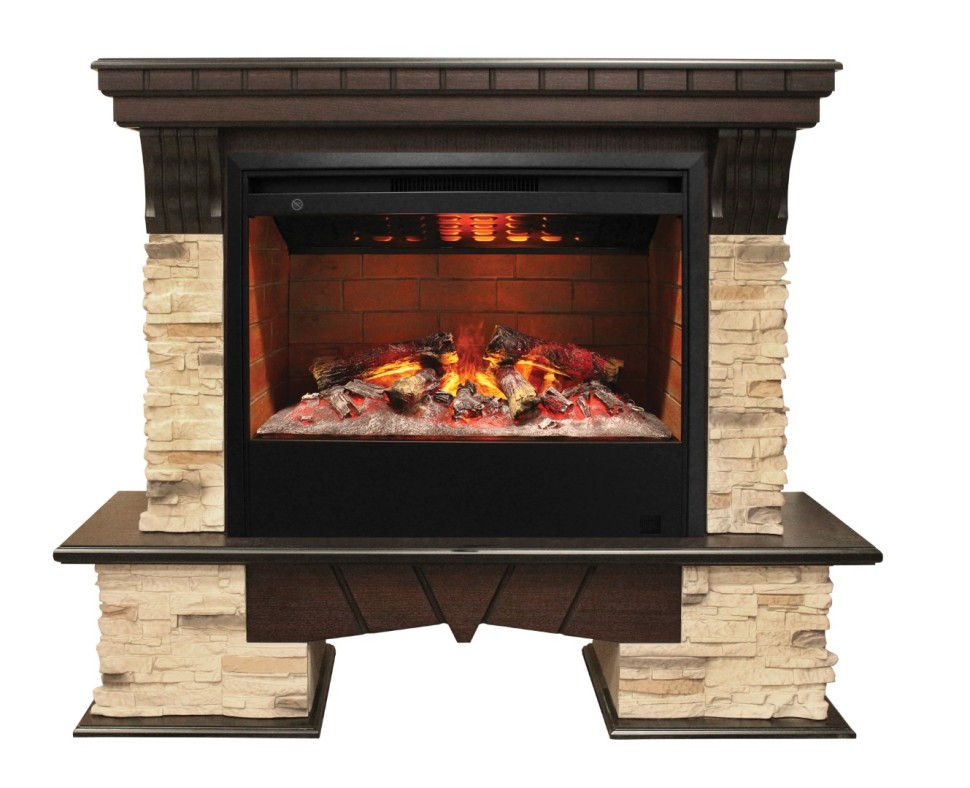 Камин электрический RealFlame Rockland 26 AO с Helios 26 3D