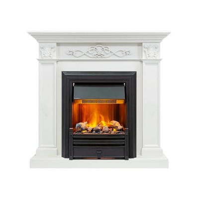 Каминокомплект Dimplex Verona - Белый дуб с очагом Brookline Black
