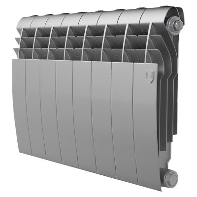 Royal Thermo BiLiner 350 Silver Satin радиатор 8 секций