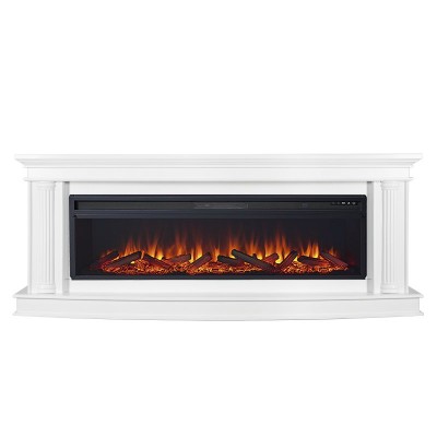 Каминокомплект Royal Flame Roma 60 - Белый с очагом Vision 60 LOG LED