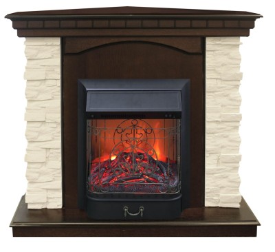 Камин электрический RealFlame Elford Corner (угловой) AO с Majestic Lux S BR