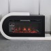 Каминокомплект Royal Flame Basel R - Белый с черным с очагом Vision 42 LED