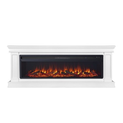 Каминокомплект Royal Flame Geneva 60 - Белый с очагом Vision 60 LOG LED