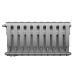 Royal Thermo BiLiner 350 /Silver Satin VDR 10 секций радиатор