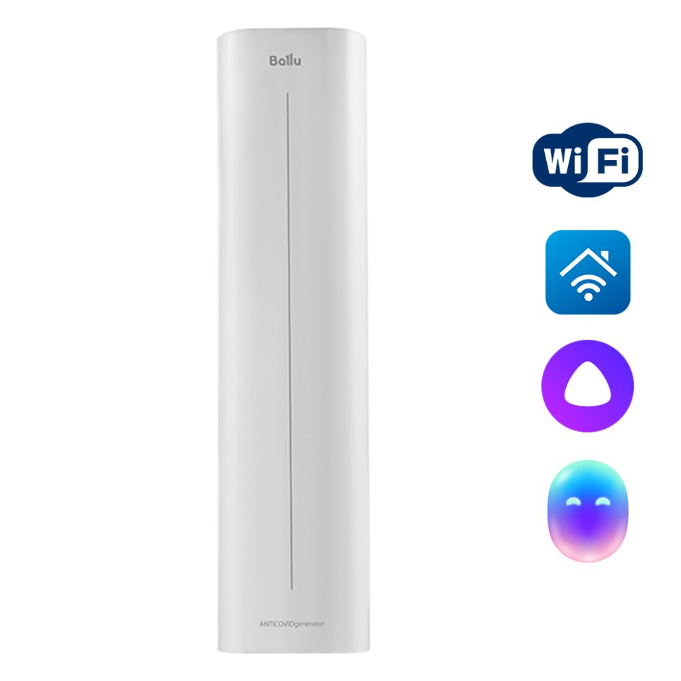 Ballu RDU-60D WiFi ANTICOVIDgenerator white бактерицидный рециркулятор