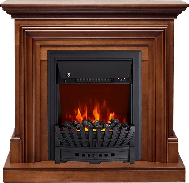 Каминокомплект Royal Flame Bradford - Орех с очагом Aspen Black