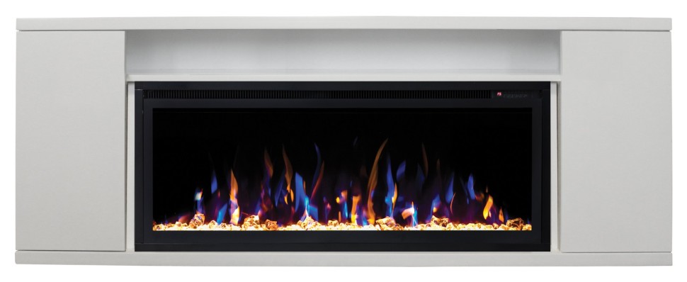 Камин электрический RealFlame BERGEN WT с очагом Saphir 42