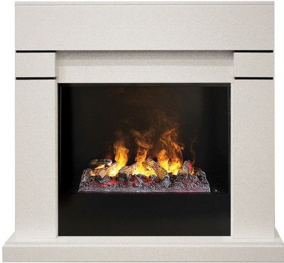 Камин электрический RealFlame Lindelse 26 WT 3D Cassette 630 + Black вставка