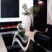 Каминокомплект Royal Flame Cube 36 - Серый графит с очагом Astra 36 RF