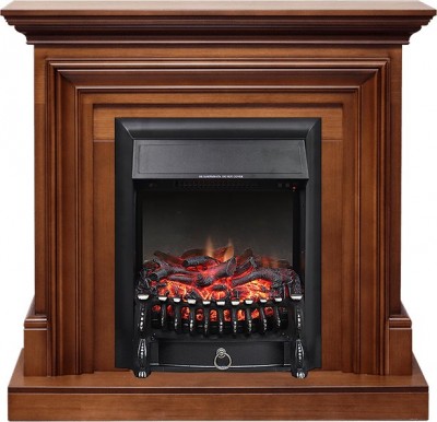 Каминокомплект Royal Flame Bradford - Орех с очагом Fobos FX Black