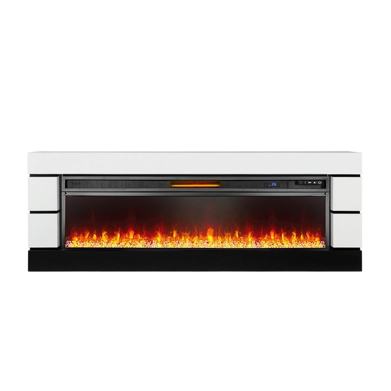 Каминокомплект Royal Flame Modern - Белый с черным с очагом Vision 60 LED