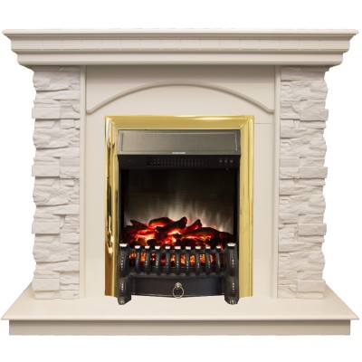 Камин электрический RealFlame Elford WT с Fobos Lux BR S