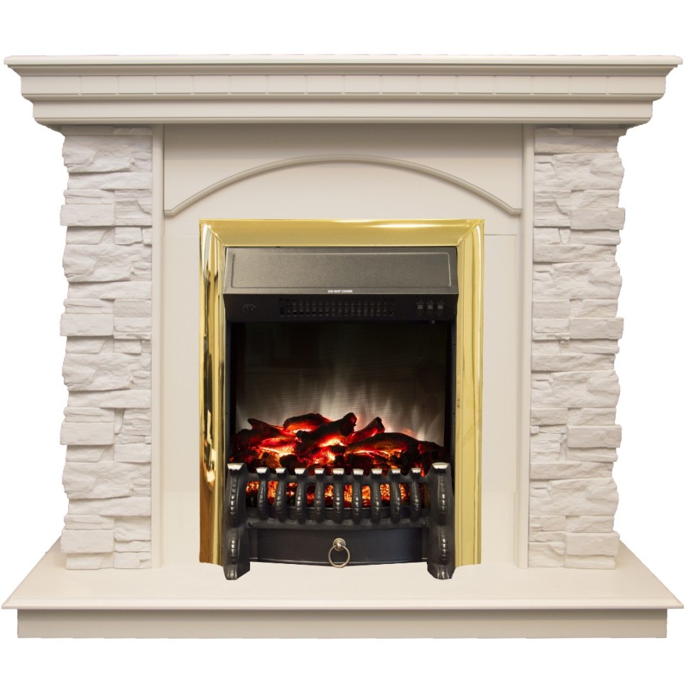 Камин электрический RealFlame Elford WT с Fobos Lux BR S