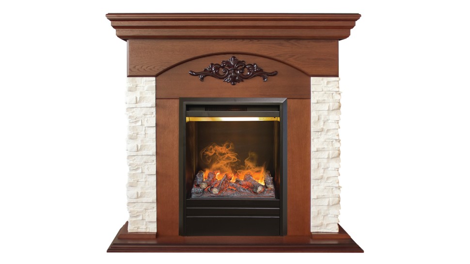 Камин электрический RealFlame Neapolis NT c очагом 3D Olympic