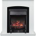 Каминокомплект Royal Flame Barcelona (разборный) - Белый с очагом Fobos FX Black