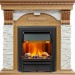 Каминокомплект Dimplex Dublin - Дуб / Сланец белый с очагом Brookline Black